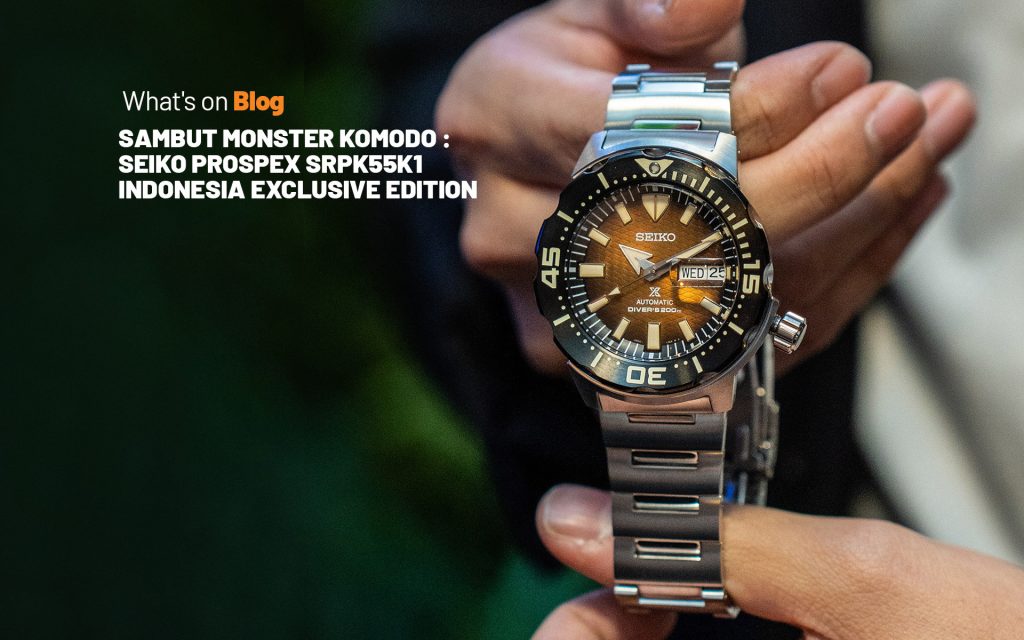 Intip Detail Seiko Monster Komodo SRPK55K1 dengan Dial Mirip Kulit