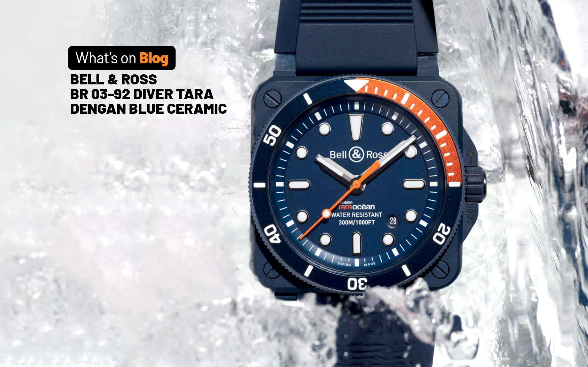 Bell Ross BR03 92 Diver Tara Hadir dengan Blue Ceramic Blog