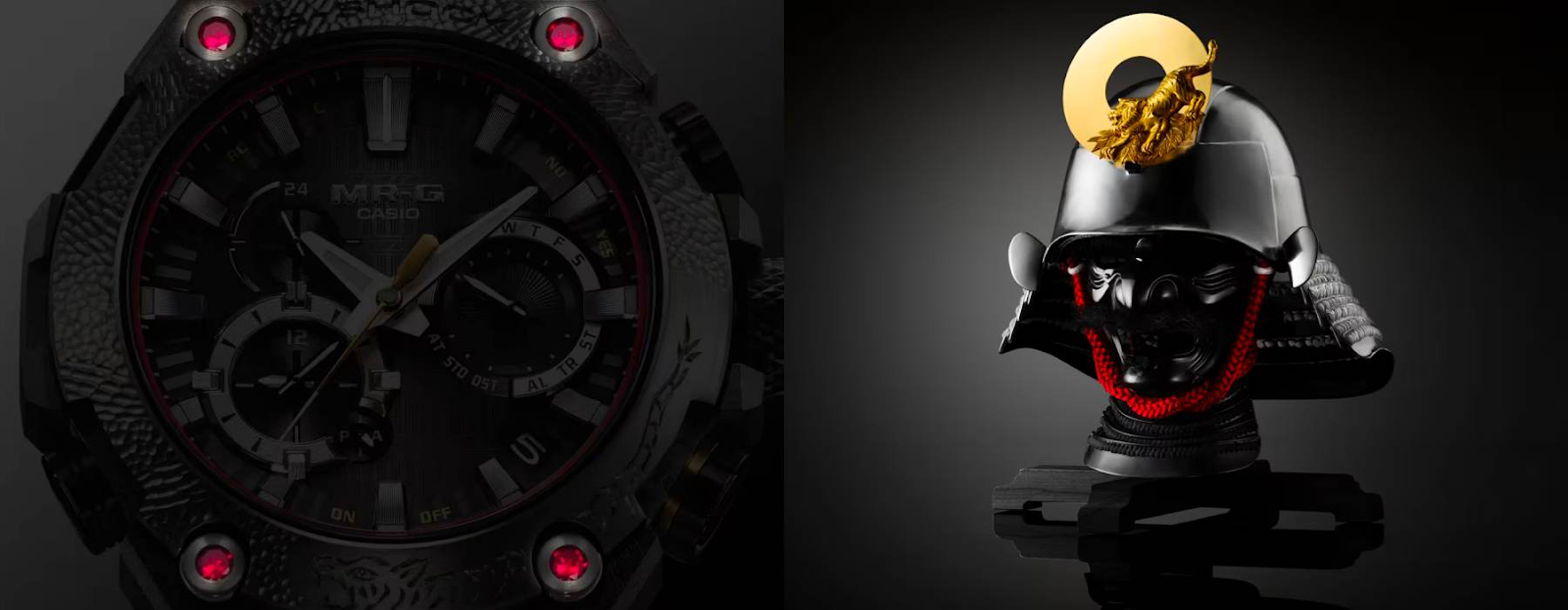 G-Shock MRG-B2000SG-1A Shougeki-Maru: Gai Terinspirasi Helm Samurai ...