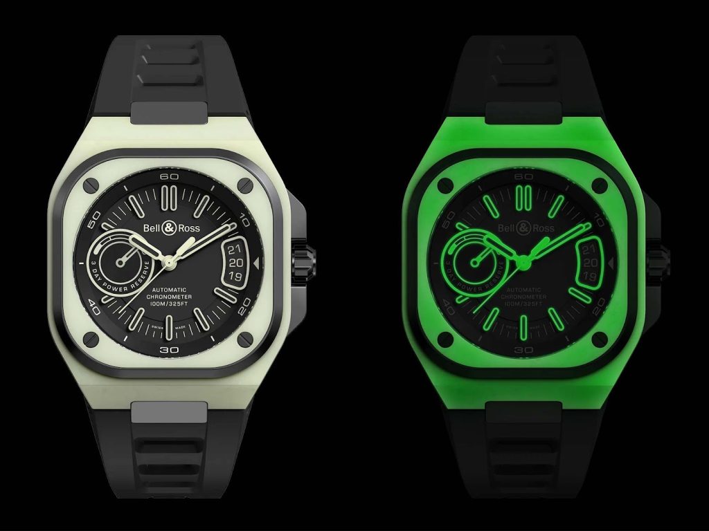 Dial Bell & Ross BR-X5 Green Lum