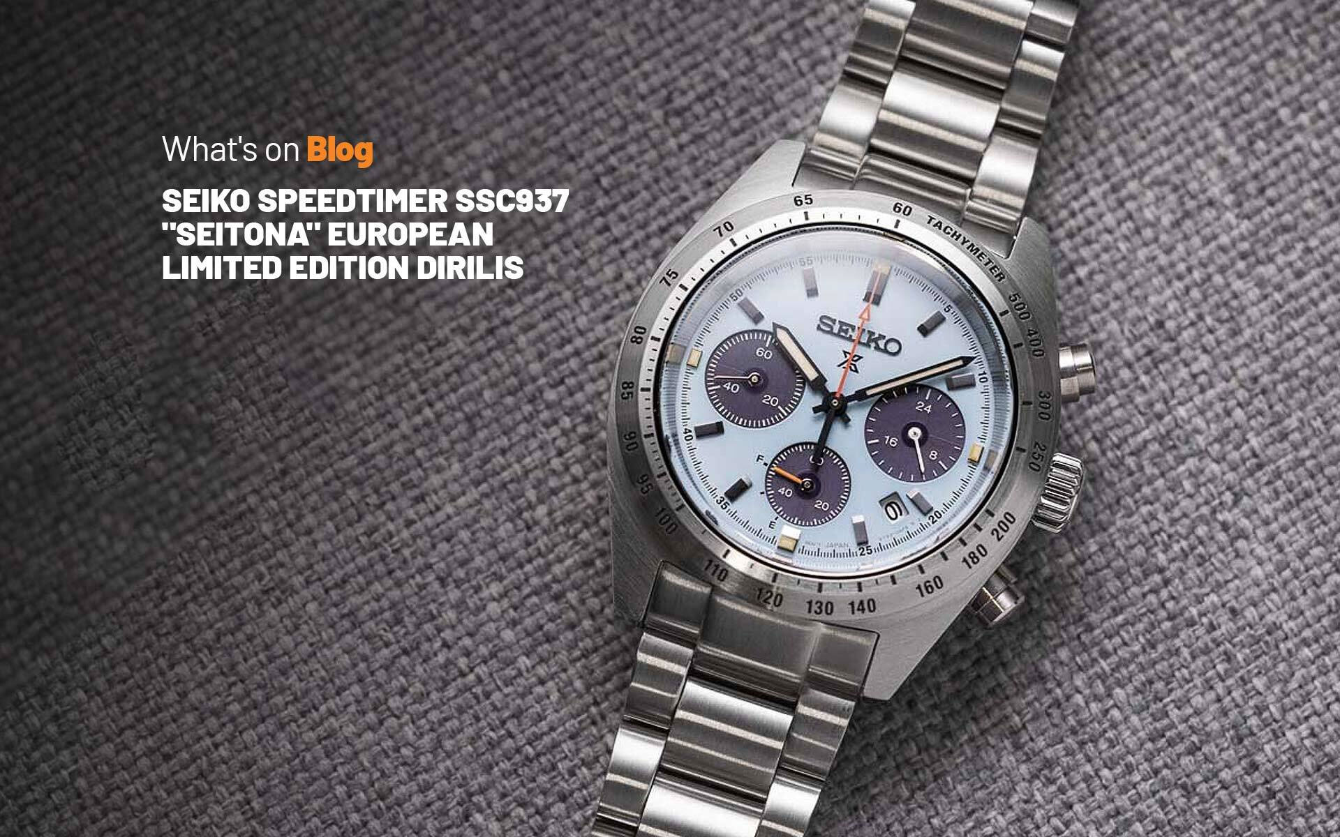 Dirilis Terbatas di Eropa Seiko Prospex Speedtimer SSC937