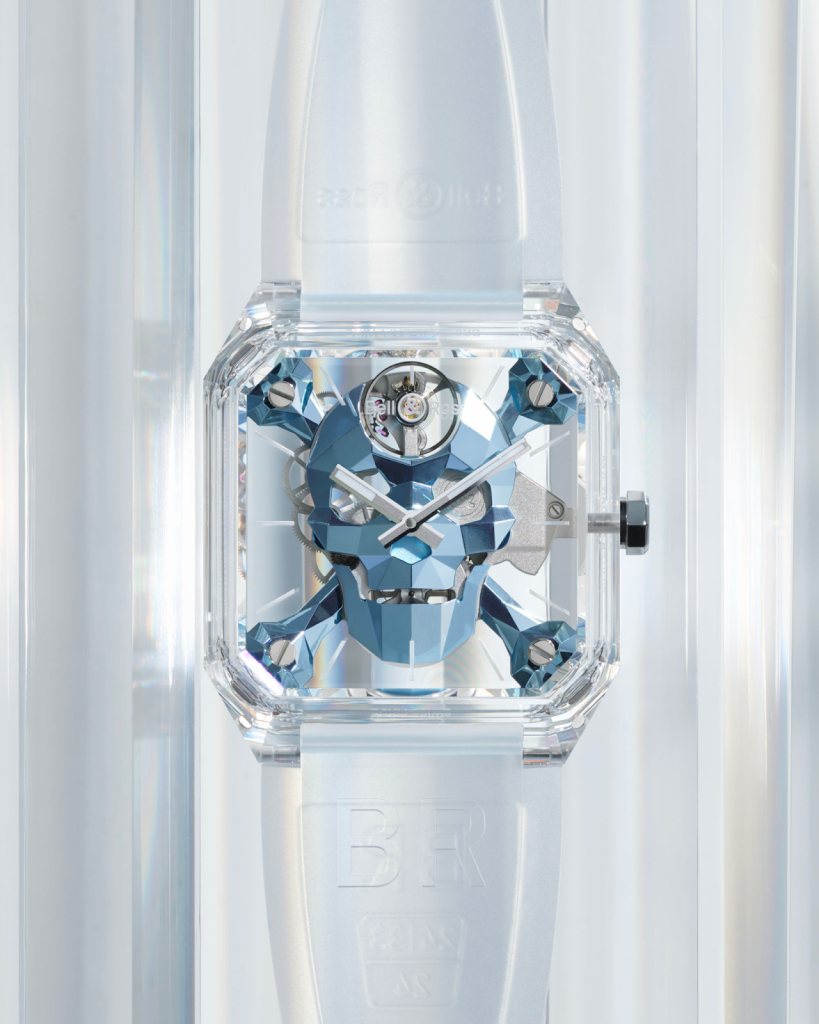 Bell & Ross BR 01 Cyber Skull Sapphire Ice Blue