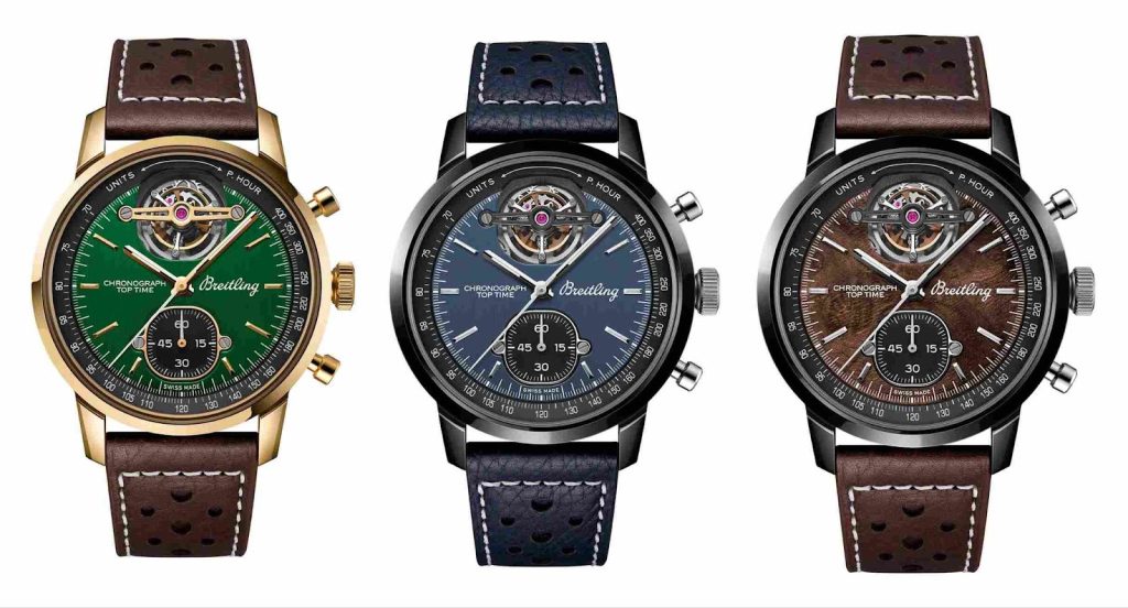 Tiga model jam tangan Breitling Top Time B21 Classic Cars Chronograph Tourbillon