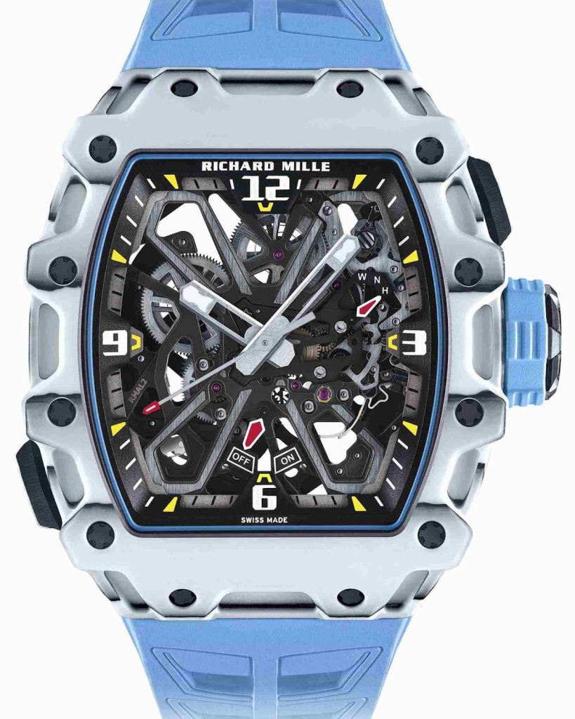 Richard Mille White Quartz TPT dan Carbon TPT dilengkapi Carbon TPT Caseband