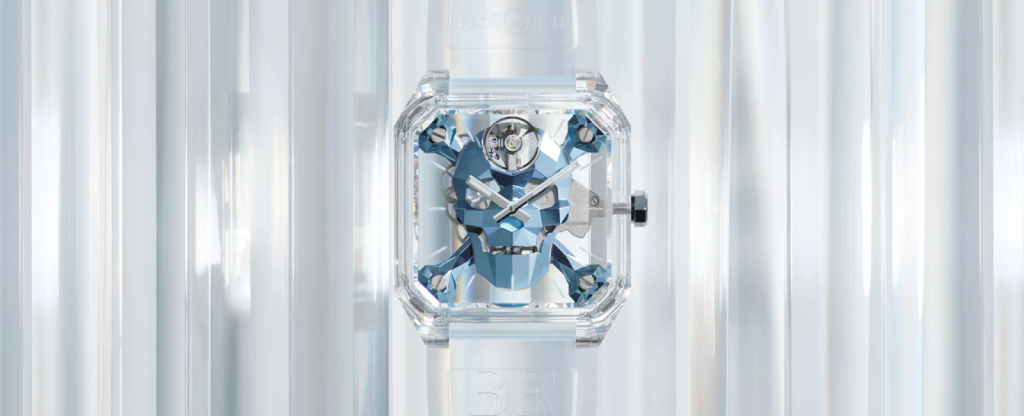 Bell & Ross BR 01 Cyber Skull Sapphire Ice Blue