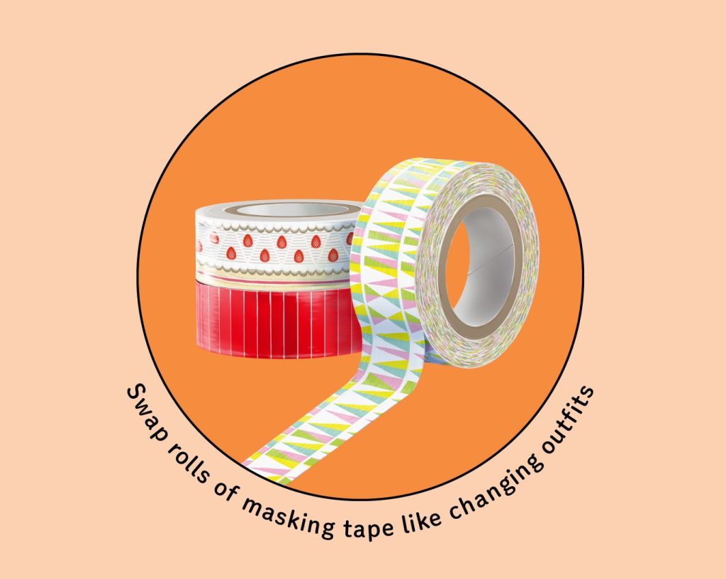 Desain inspirasi jam tangan eksklusif untuk pencinta masking tape