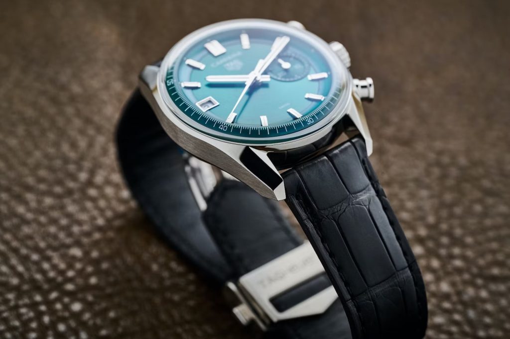 Strap TAG Heuer Carrera Chronograph Dato Green