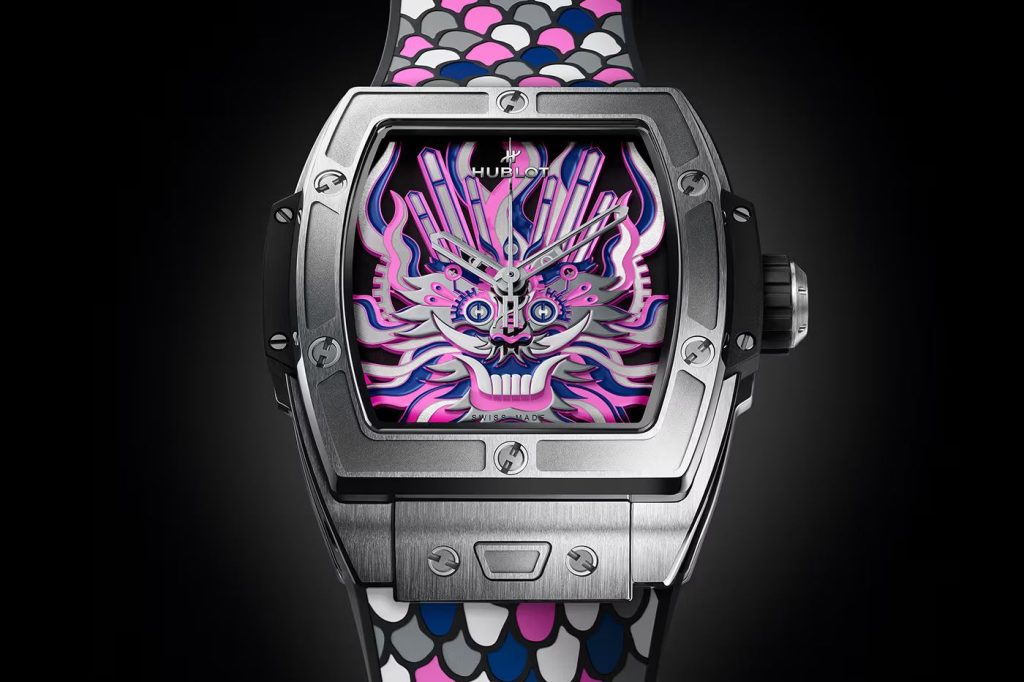 Dial Hublot Spirit of Big Bang Titanium Dragon