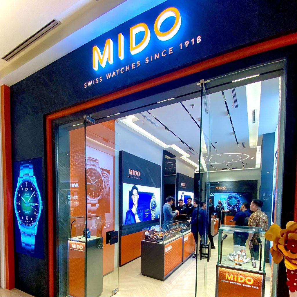 Butik eksklusif MIDO telah di buka di mal Grand Indonesia, Jakarta Pusat