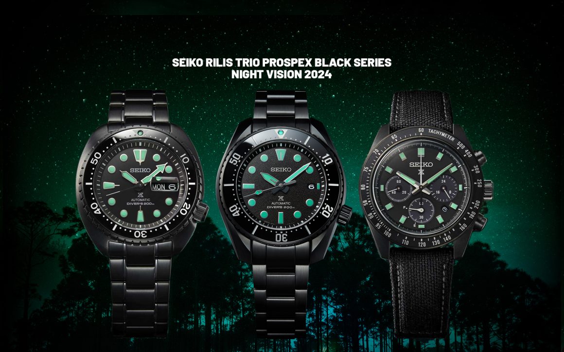 Seiko Rilis Trio Prospex Black Series Night Vision 2024 - Blog ...