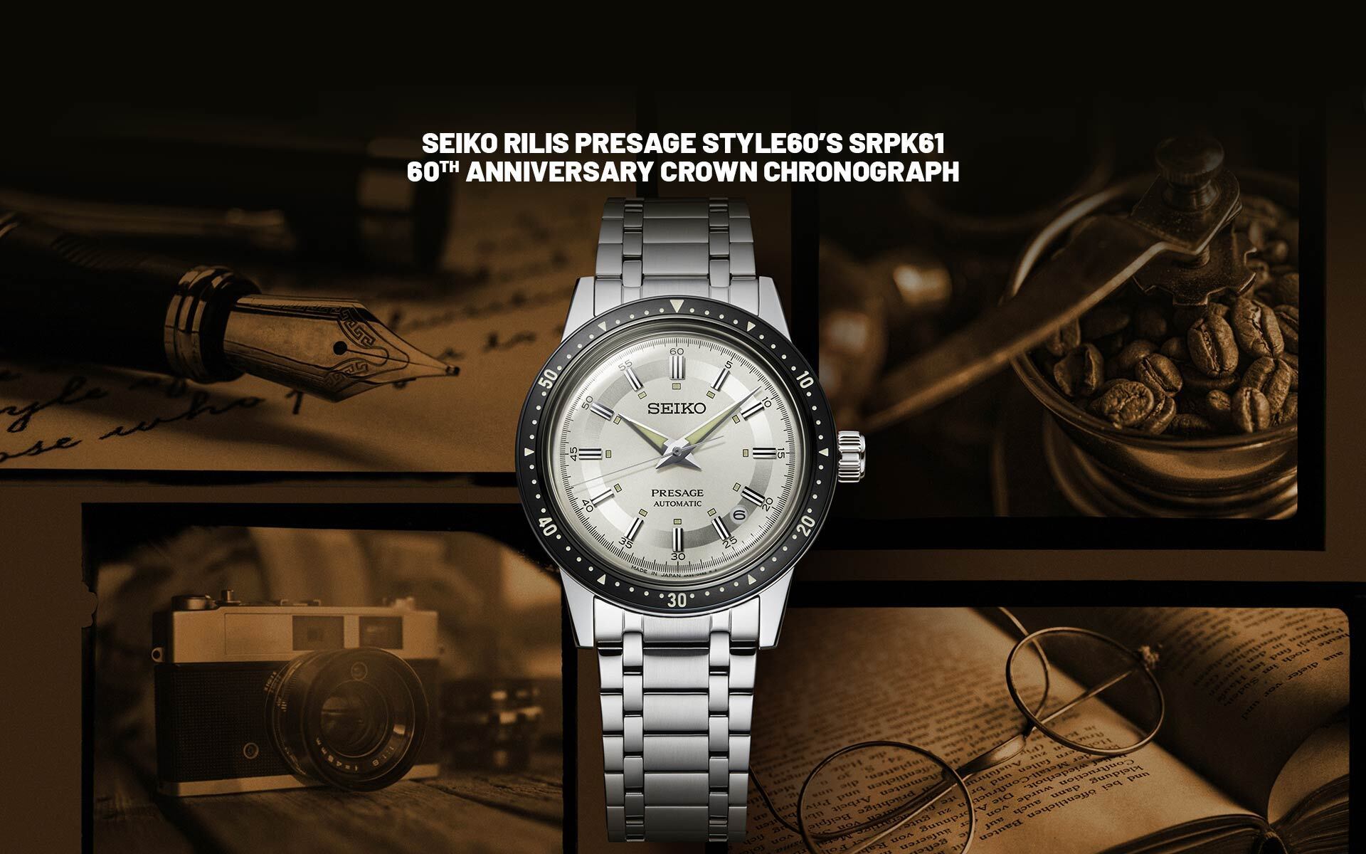 Anniversary ke 60 Crown Chronograph Seiko Rilis Presage Style60 s