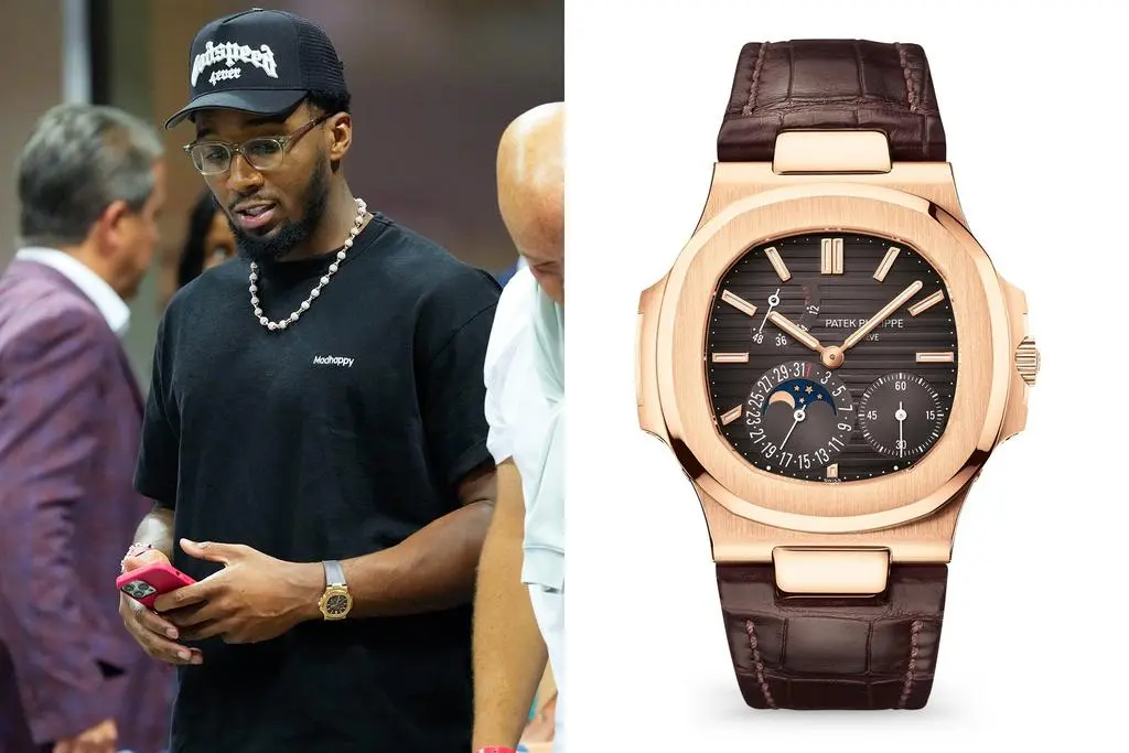 Donovan Mitchell menggunakan Patek Philippe Nautilus