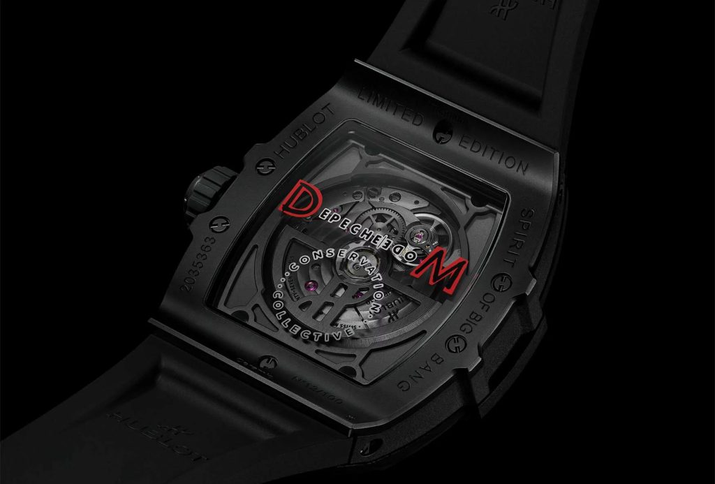 Caseback Hublot Spirit of Big Bang Depeche Mode