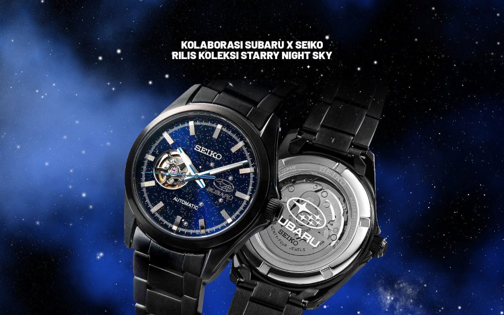Subaru x Seiko"Starry Night Sky" Open Heart Dial