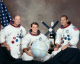 3 astronot yang menjalani misi Skylab 4 pada tahun  1973.