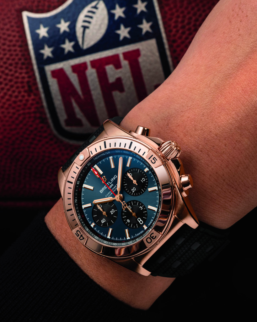 Breitling Chronomat B01 42 Super Bowl LVIII Edition