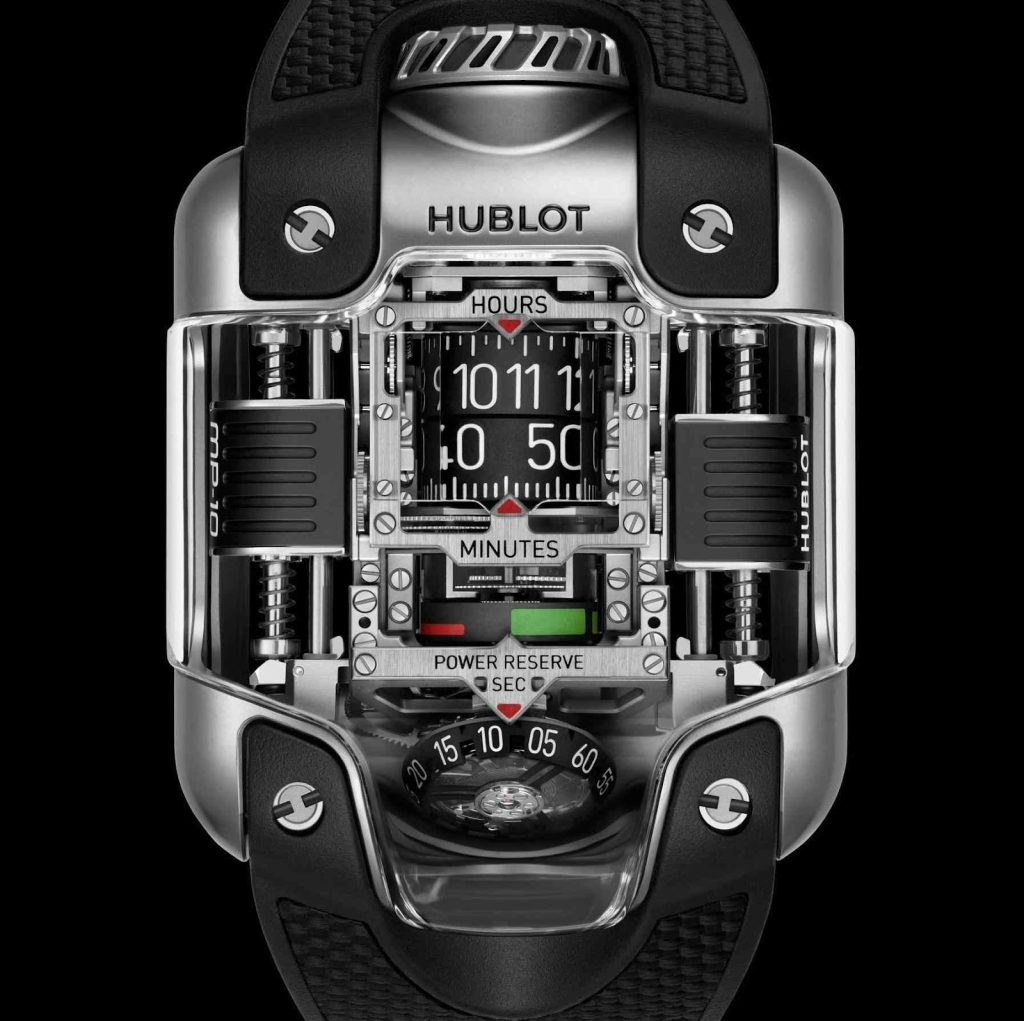 Dial Hublot MP-10 Tourbillon Weight Energy System Titanium