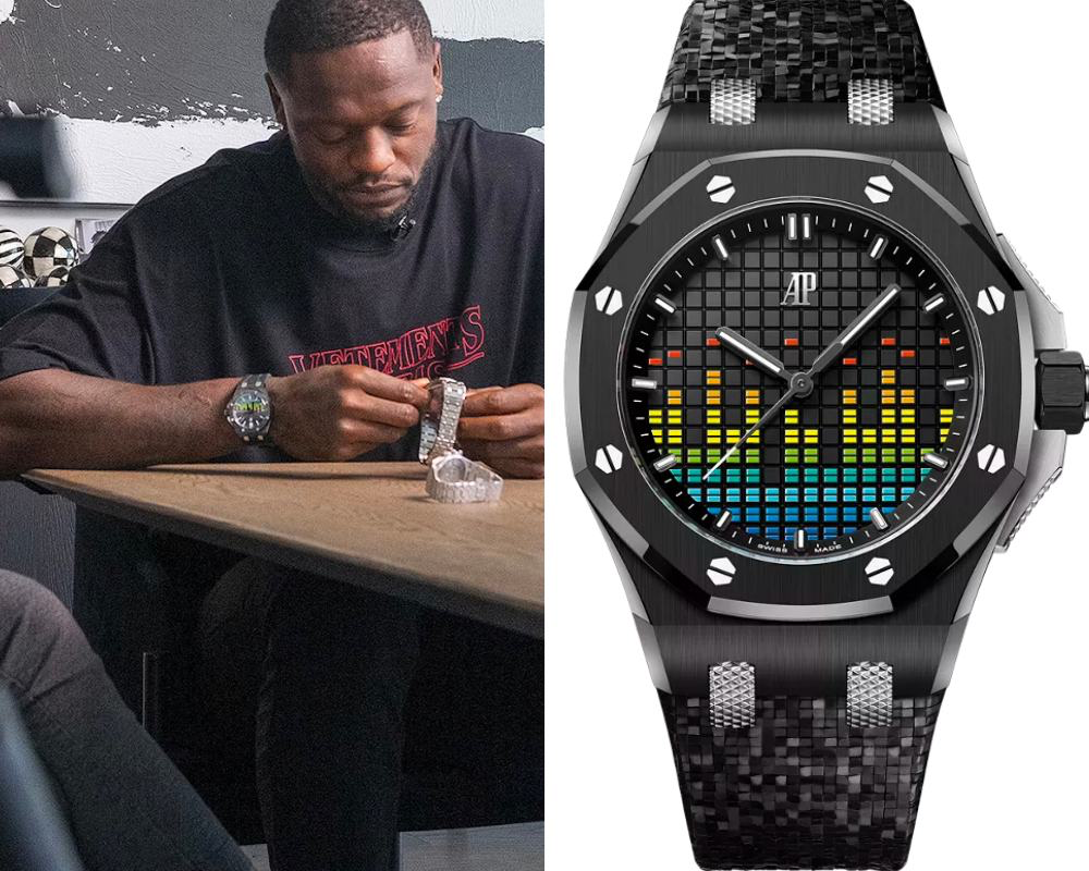 Julius Randle dengan Audemars Piguet Royal Oak Offshore Music Edition