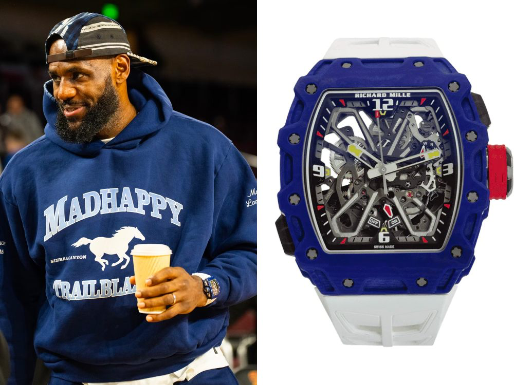 LeBron James mengenakan Richard Mille RM 11-03