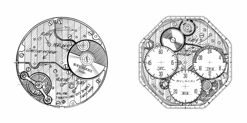 Bulgari Octo Finissimo Sketch Dial Automatic dan Chronograph 140th Anniversary 
