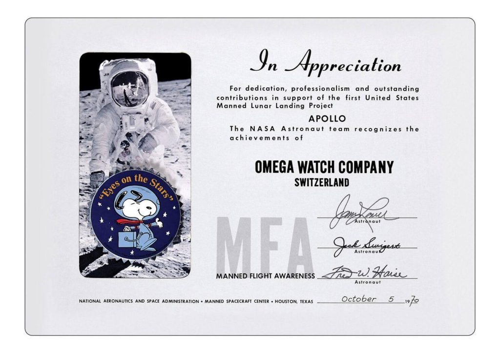 Silver Snoopy Award dari NASA