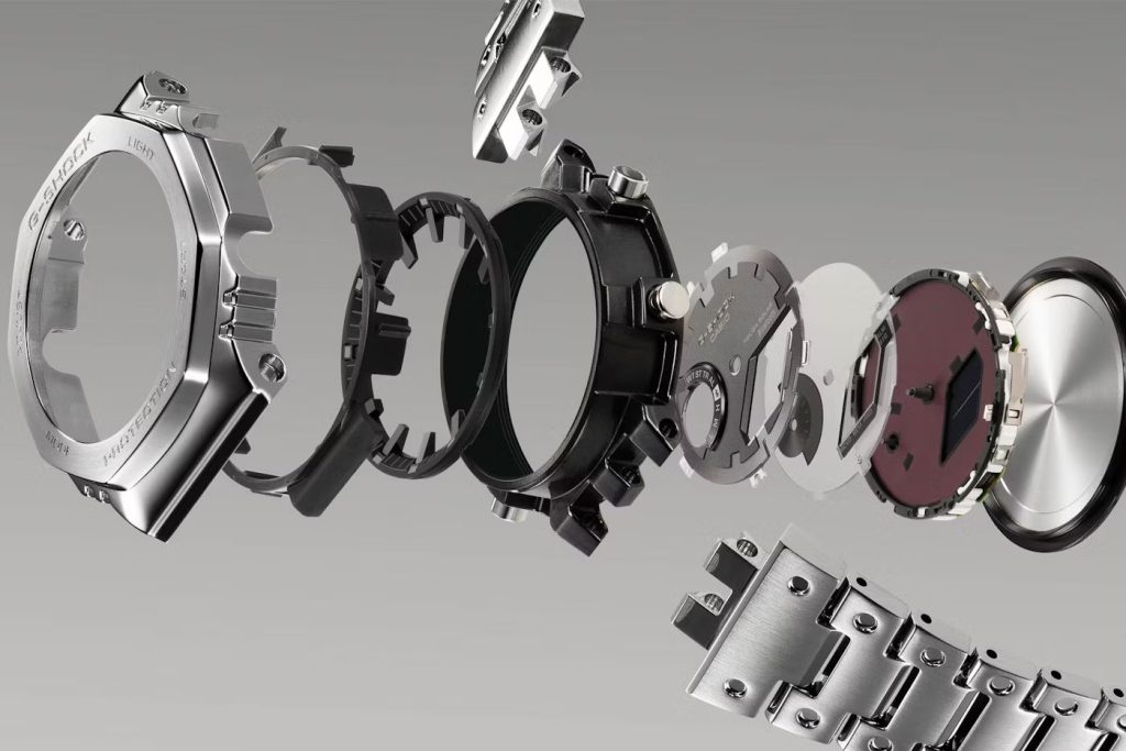 Struktur shock resistant pada G-Shock full metal