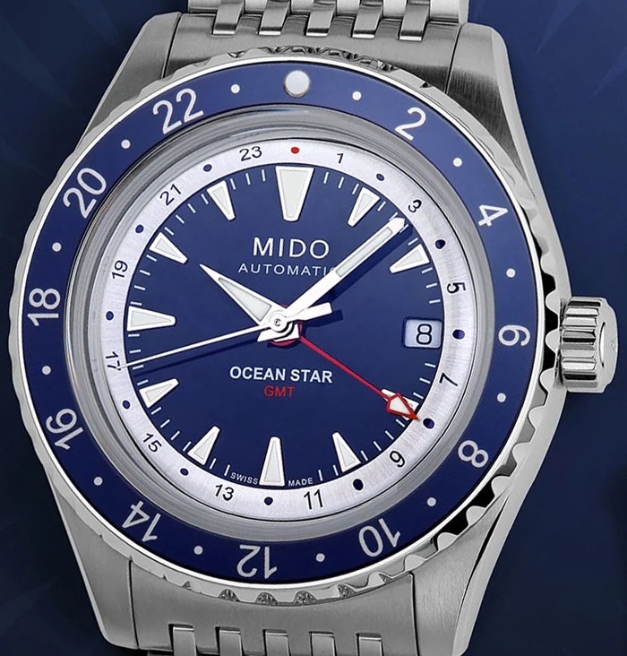 Dial Mido Ocean Star GMT Special Edition