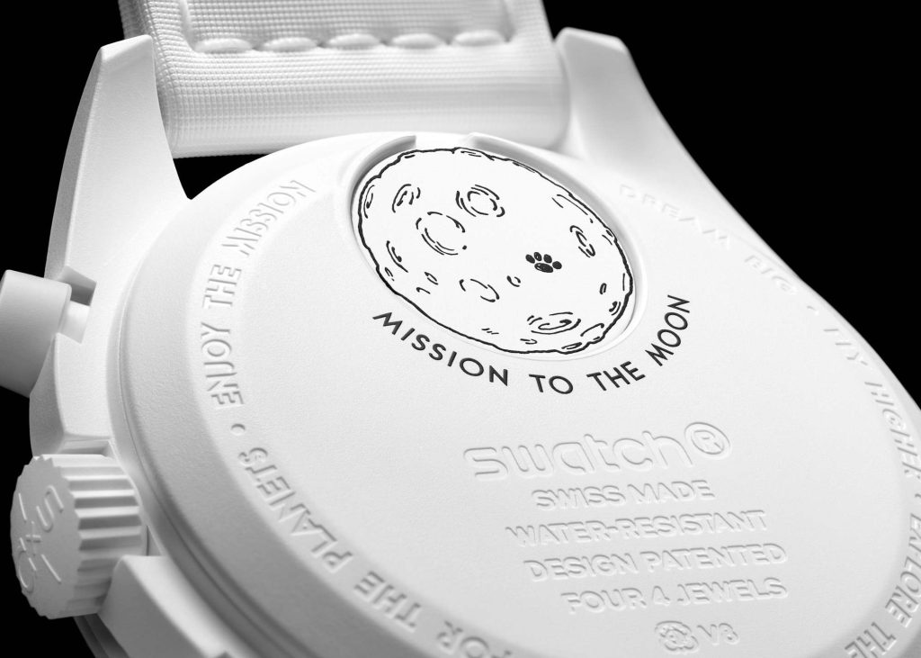 Caseback Swatch x Omega MoonSwatch Mission to the Moonphase
