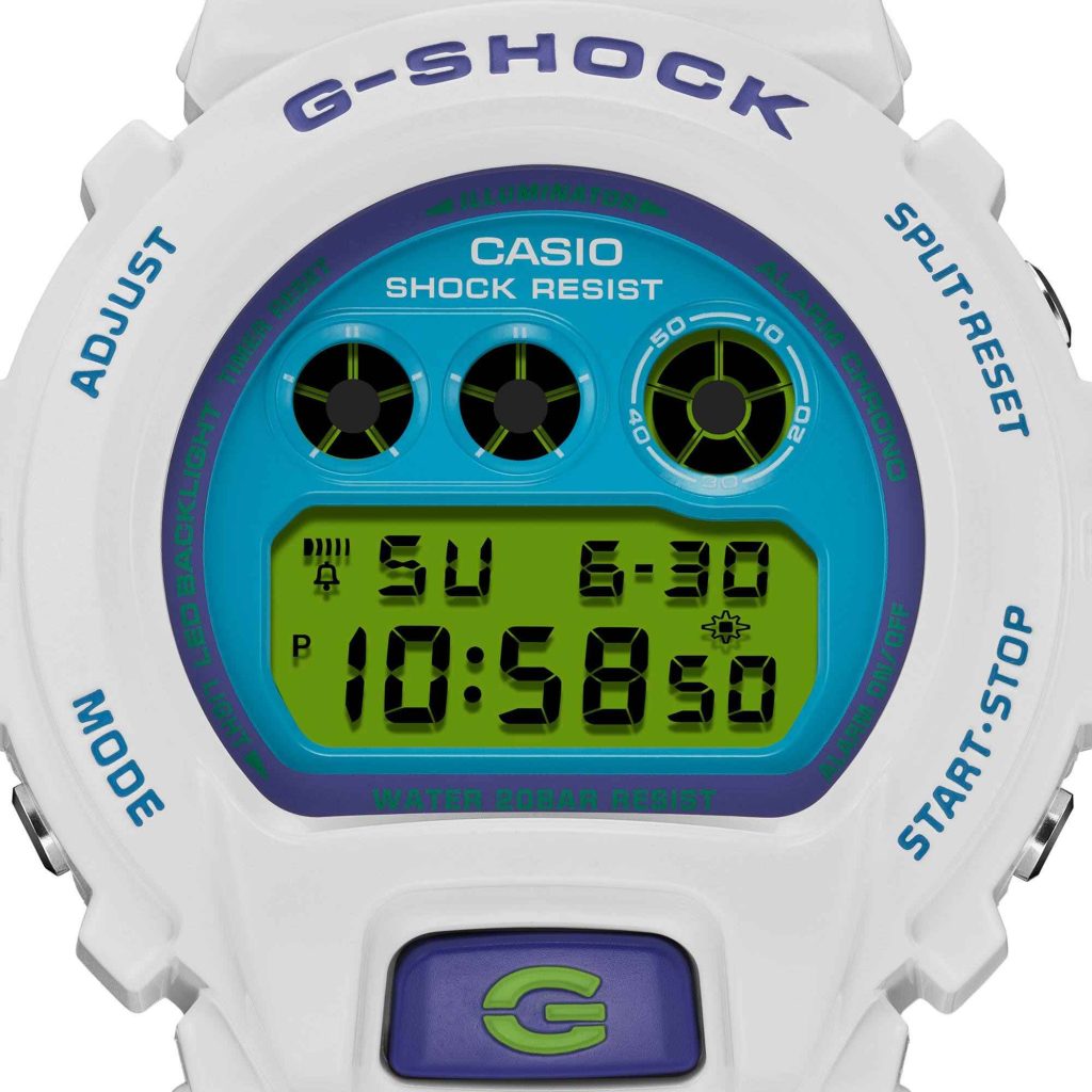 Dial Casio G-Shock DW-6900RCS Crazy Colors