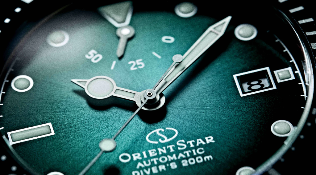 Orient Star Diver 1964 2nd Edition dial ijo