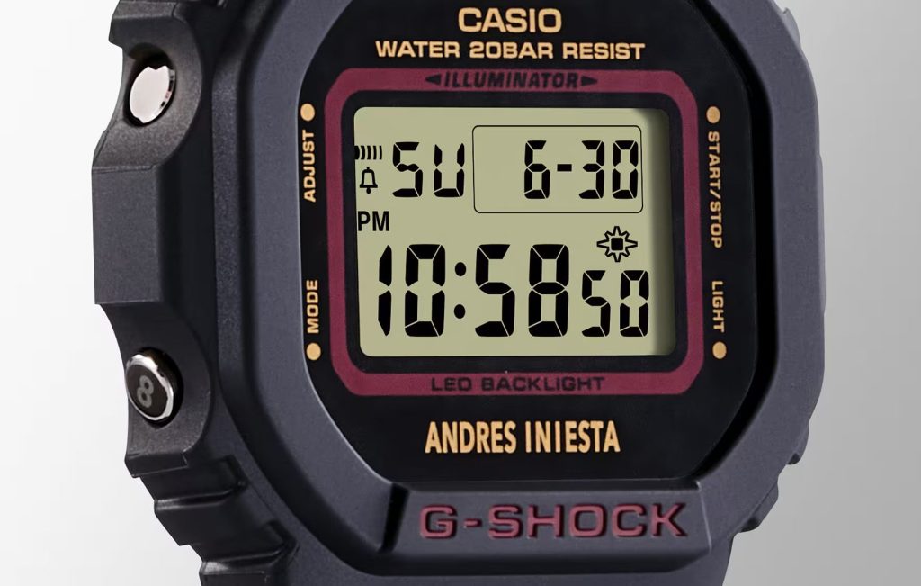 Case G-Shock x Andrés Iniesta DW-5600AI-1