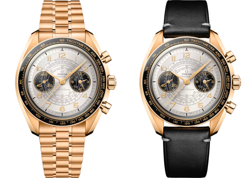 Strap Omega Speedmaster Chronoscope Paris 2024 Moonshine Gold 18k