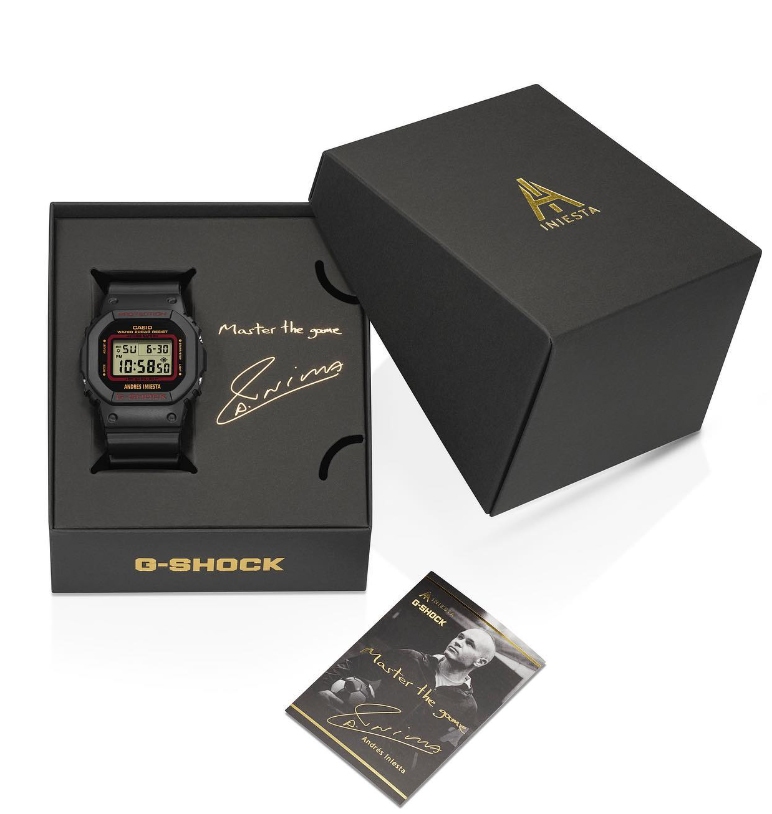 Packaging G-Shock x Andrés Iniesta DW-5600AI-1