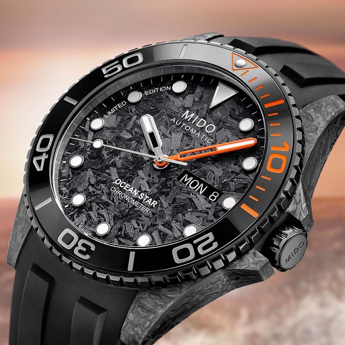 Case MIDO Ocean Star 200C Carbon Limited Edition