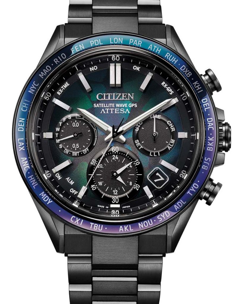 Citizen Attesa Layers of Time Satellite Wave GPS CC4057-60E