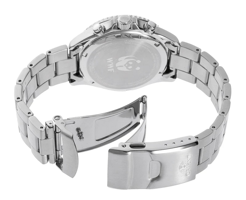 Bracelet Orient x WWF Mako Solar Chrono Panda