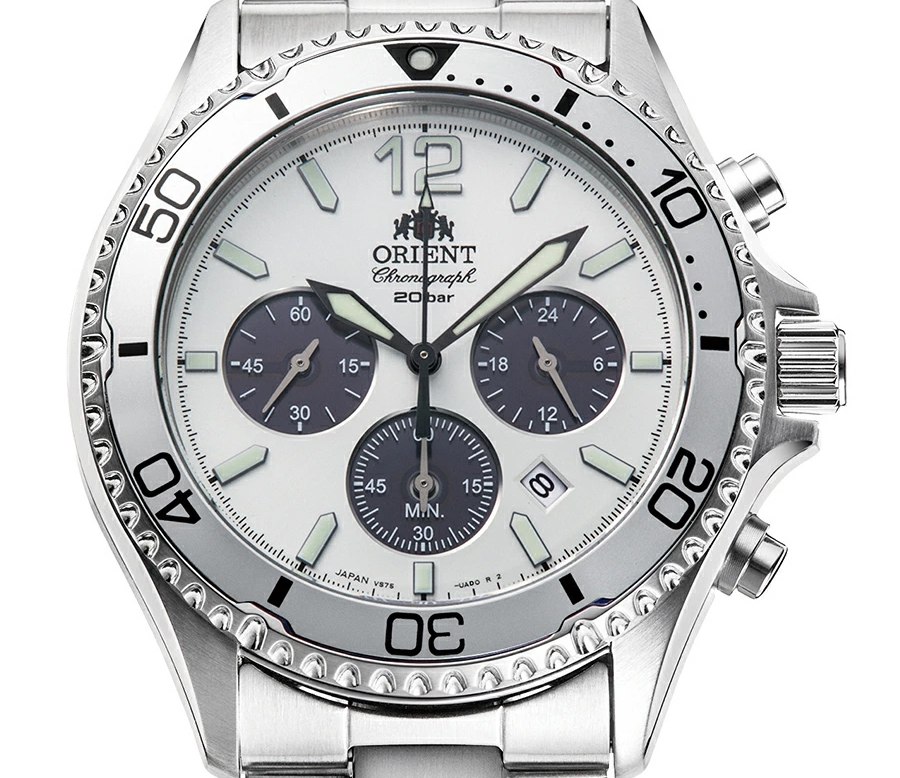 Dial Orient x WWF Mako Solar Chrono Panda