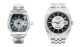 Model jam tangan Cartier dan Rolex dengan tuxedo dial