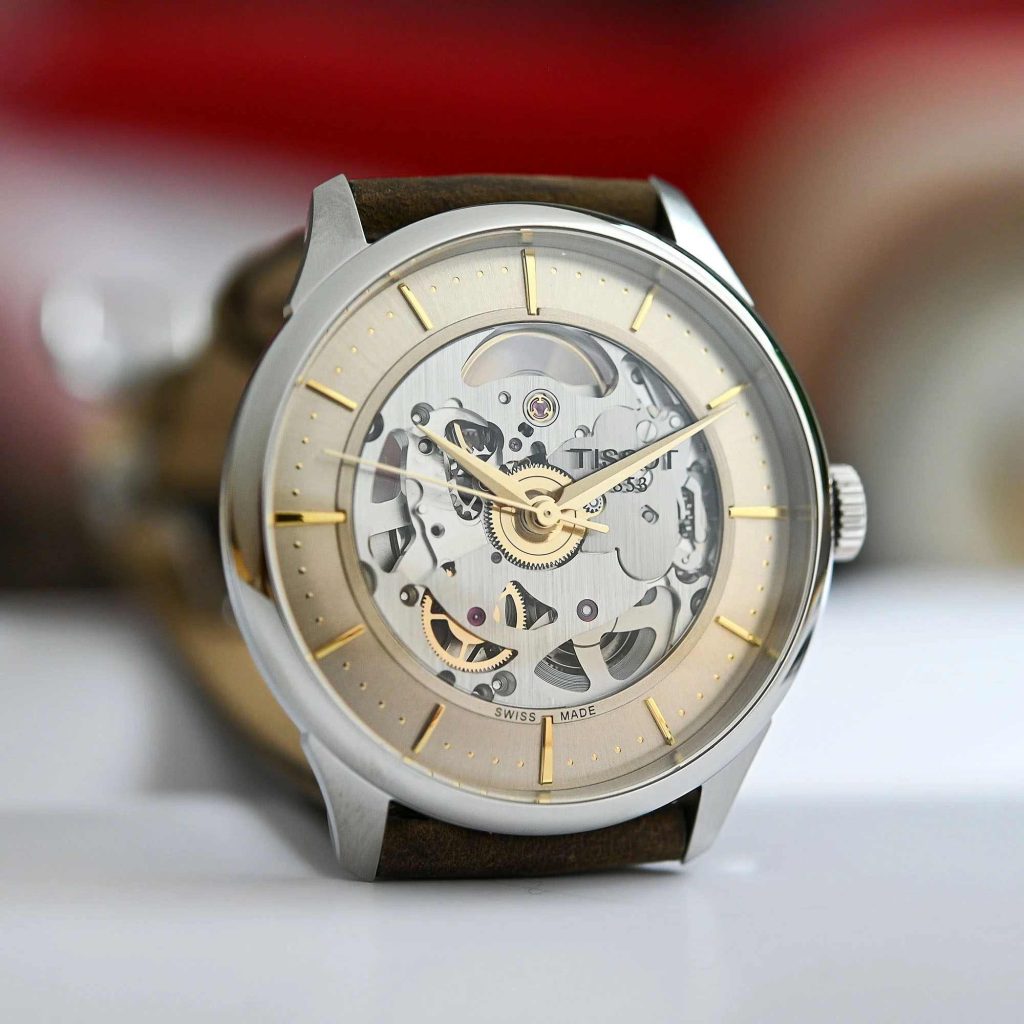 Dial Tissot Chemin Des Tourelles Squelette Skeleton