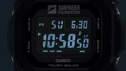 Tampilan LED G-Shock x Surfrider Foundation G-5600SRF-1