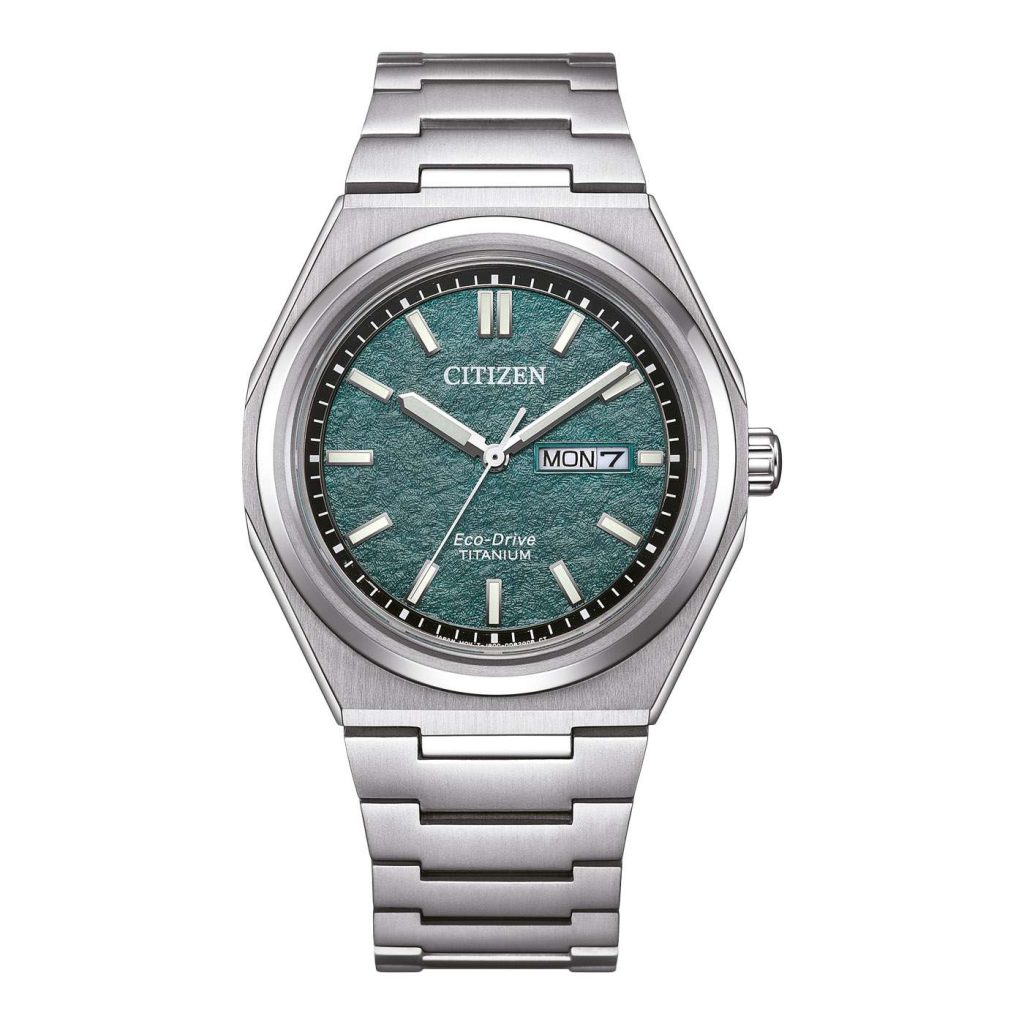 Citizen Super Titanium Eco-Drive Day-Date ref. AW0130-85XE
