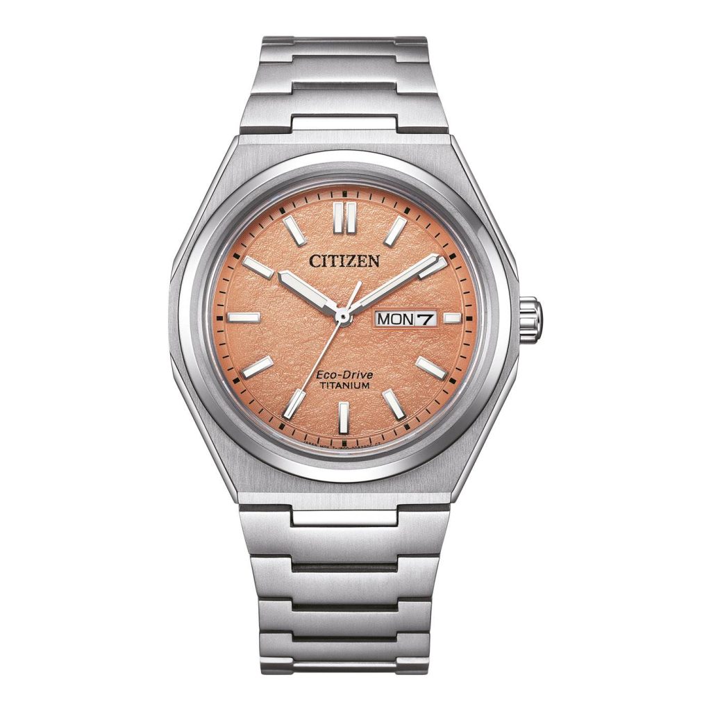 Citizen Super Titanium Eco-Drive Day-Date ref. AW0130-85ZE