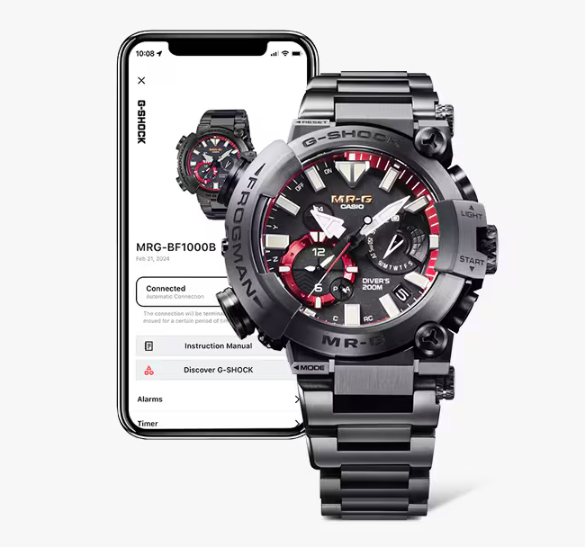 Fitur pada Casio G-Shock Frogman MRG-BF1000B-1A