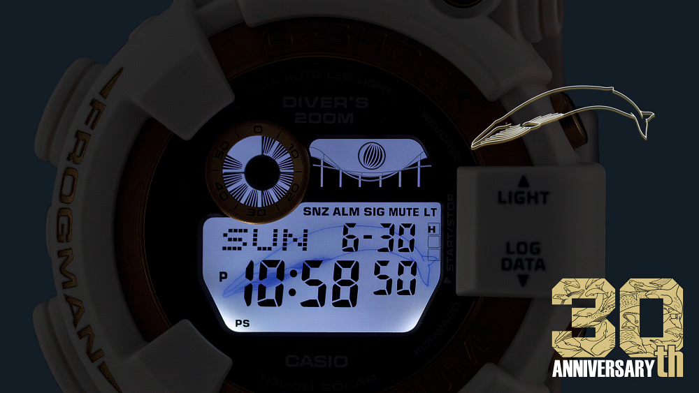 LED Backlight G-Shock Frogman GW-8201K-7JR