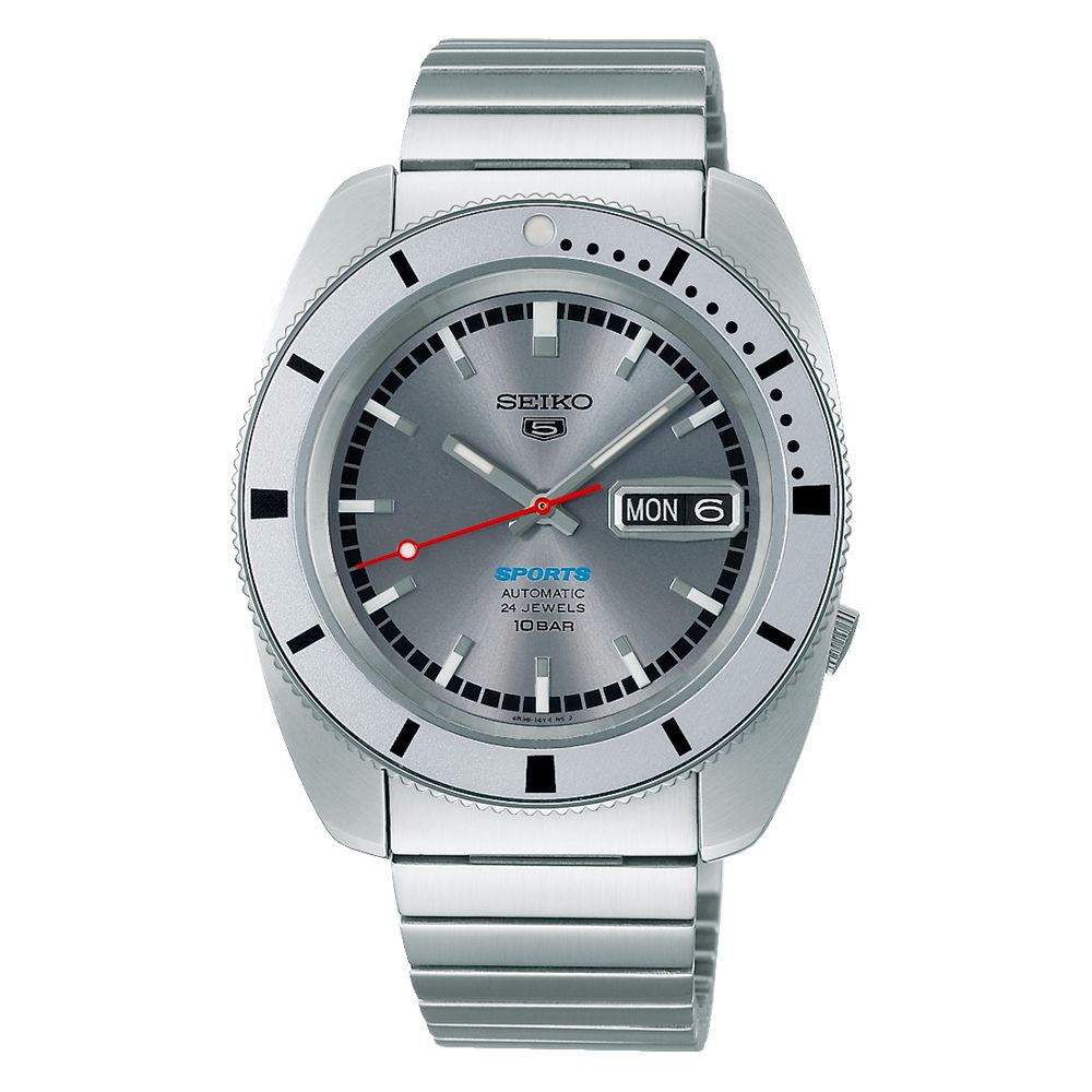 Seiko 5 Sports Heritage Design Re-creation Limited Edition ‘Silver’ SRPL03