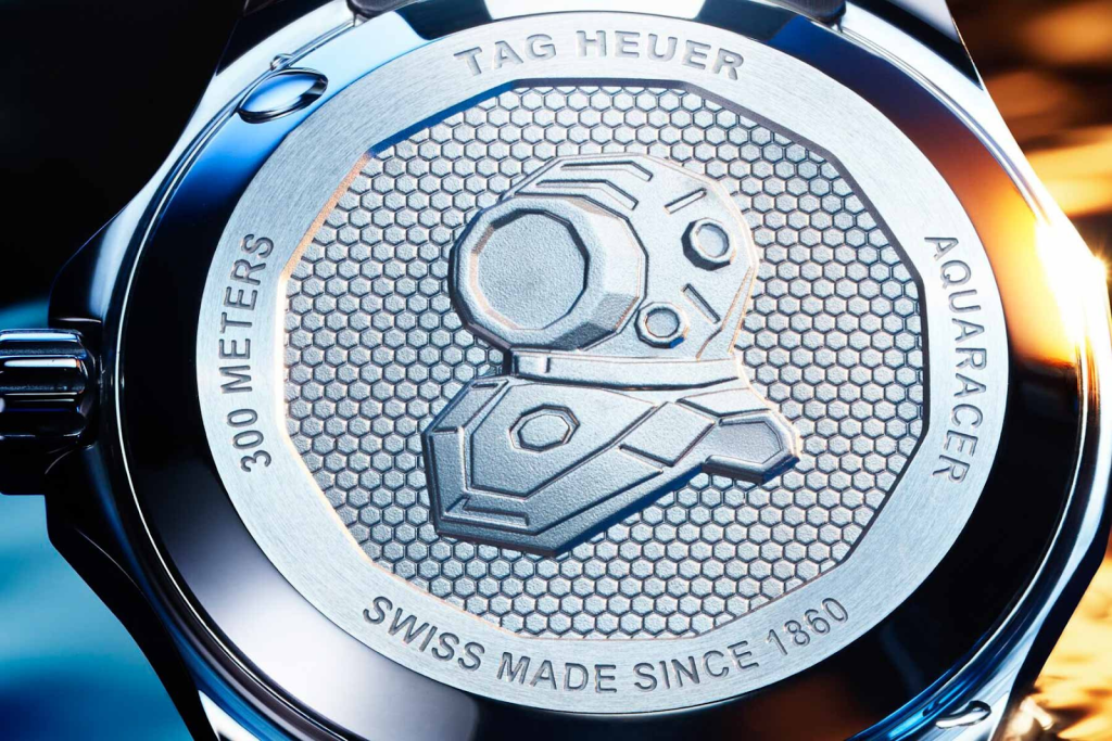 Caseback TAG Heuer Aquaracer Professional 300 Date dan GMT