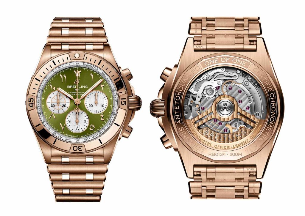 Breitling “One of One” Chronomat B01 Giannis Antetokounmpo 