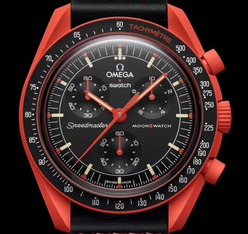 Dial Swatch x Omega MoonSwatch Mission on Earth