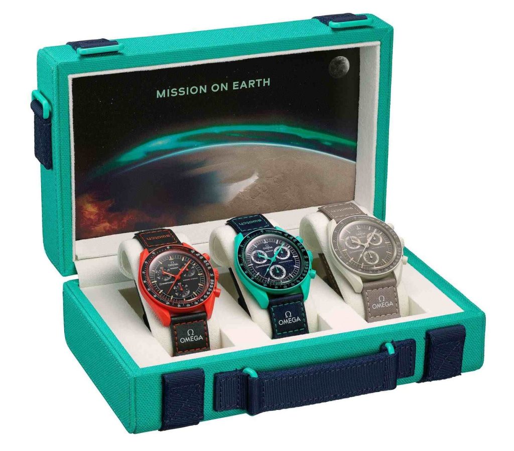 Kemasan Swatch x Omega MoonSwatch Mission on Earth