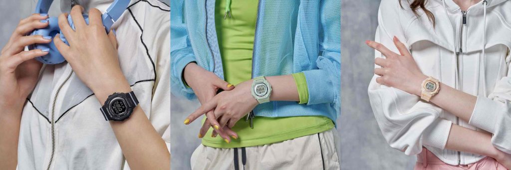 Casio G-Shock GMD-300 saat dipakai di pergelangan tangan wanita